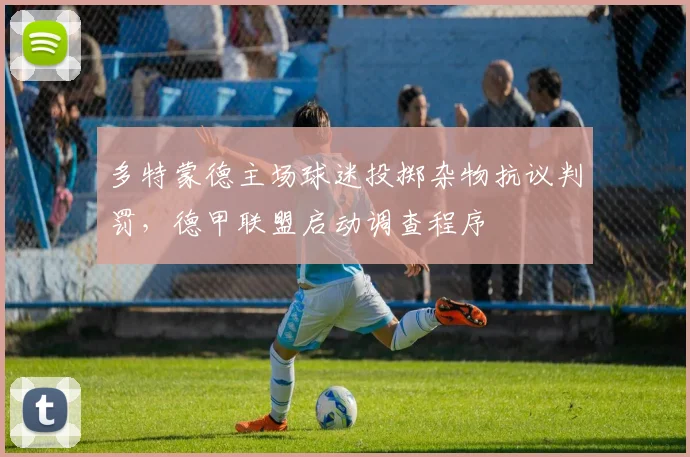 多特蒙德主场球迷投掷杂物抗议判罚,德甲联盟启动调查程序